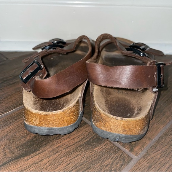 BIRKENSTOCK Milano Dark Brown Sandal Size 39 - Picture 10 of 10